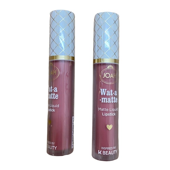2 Tubes Joah Matte Liquid Lipstick Color Pink Smoothie NIB - Picture 1 of 3